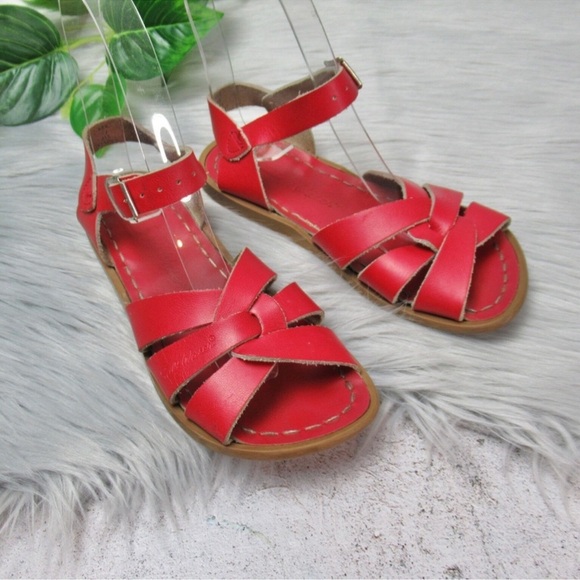 Salt Water Red Classic Waterproof Sandals 13 - Picture 4 of 4